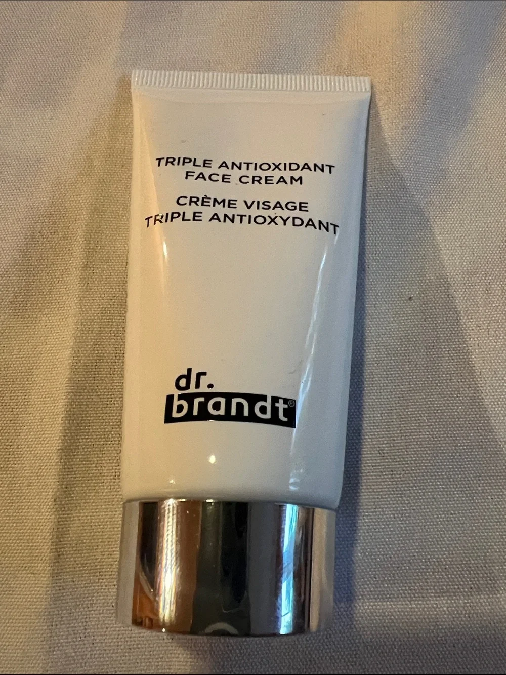 Dr. Brandt Triple Antioxidant Face Cream - White with Silver Cap